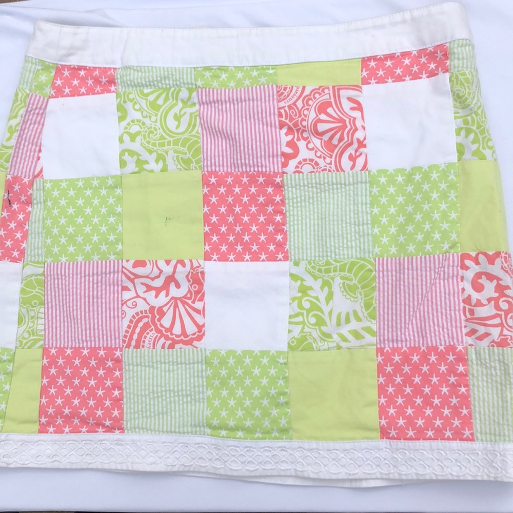 Vineyard Vines Mini Pastel Patchwork Skirt